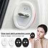 4pcs Car Door Mute Damping Cushion Silicone Car Door Lock Buckle Cover For Astra J Insignia Astra G Corsa Zafira B Mokka Vivaro Meriva