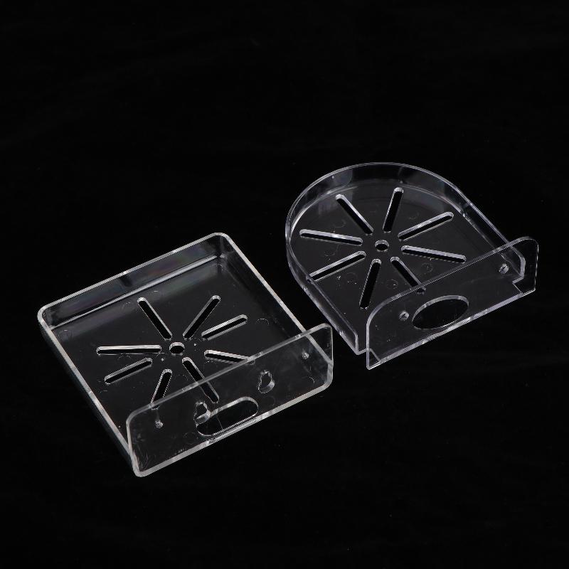 1 Set Mini Security Camera Baby Monitor Small Items Storage Support Holder Stand Acrylic Wall Mount Floating Shelf