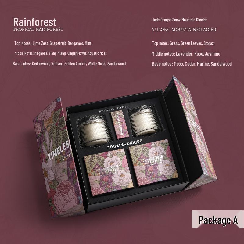 Luxury Aromatherapy Candle Gift Set for Sleep Aid and Romance - Perfect for Newlyweds & Bedroom Décor Aromatherapy Candle Gift Box
