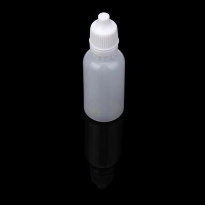 100 Uds. Botellas cuentagotas exprimibles de plástico vacías de 20ml, gotero líquido para ojos