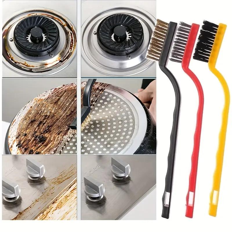 3 stuks Keuken Schoonmaakborstel Se Potten en Pannen Schoonmaakgereedschap Badkamer Keuken Accessoires Kleine Gasfornuis Schoonmaakborstel