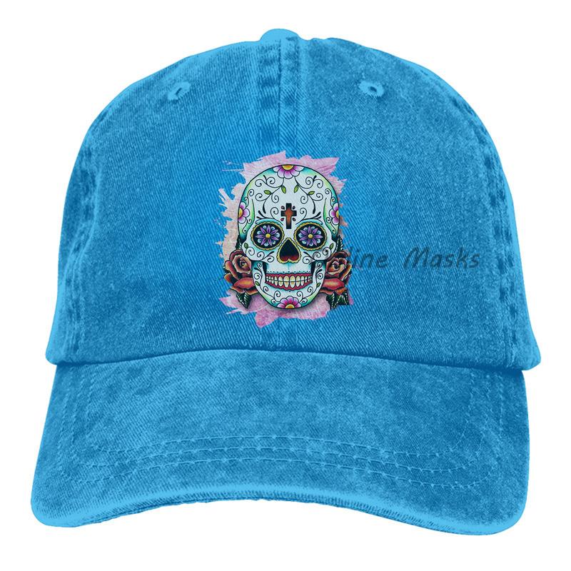 Mexico Soccer The Baseball Cap Day of The Dead Hats Sport Unisex Outdoor Custom Mexican Sugar Skull Funny Hats