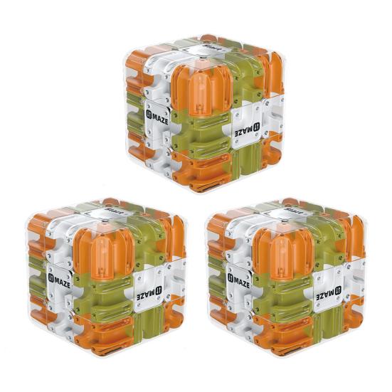 1/2 Stück Rollkugel Labyrinth Würfel Denkspiel 3D Puzzle Labyrinth Würfel Stressabbau Logisches Denken Training Perlen Labyrinth Würfel Lernspielzeug