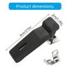 Replacement Part Lock Latches ATV Accessory Easy Installation Black Front Storage Rack Latches 2877447 Pack of 2