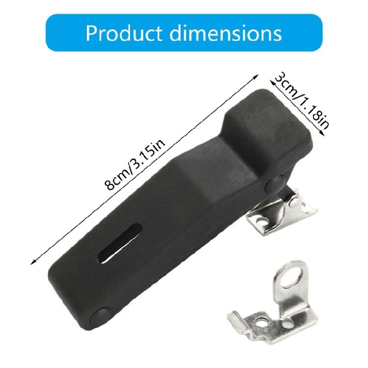 Replacement Part Lock Latches ATV Accessory Easy Installation Black Front Storage Rack Latches 2877447 Pack of 2