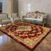 Persian Luxury Red Carpet Living Room Large Size Rug Non-slip Bedroom Bedside Rug Washable Aisle Floor Mat
