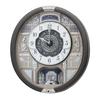 Seiko Clock Wall Clock Quartz Clock Mechanical Clock Analog Triple Selection Melody Gray 443 X 405 X 97mm RE603N
