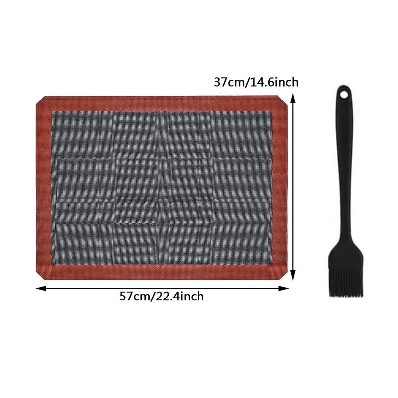 Silicone Hollow Baking Mat Non-Stick Oven Mesh Mat Reusable Suitable For Non-Stick Oven Liners Such As Cookies, Macarons