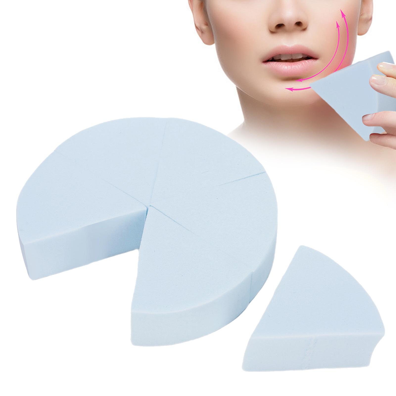 

FOCALLURE 6 Bags Wet Dry Dual Use Makeup Puff Soft Concealer Sponge Puff #5 (Blue)