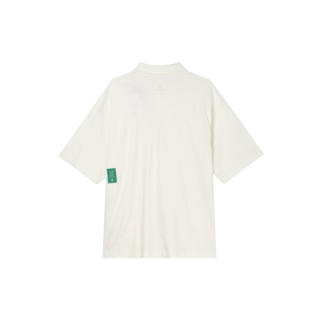 Adidas Relaxed Fit Sports Polo Shirt Men Tops Han-Jade-White IT3932