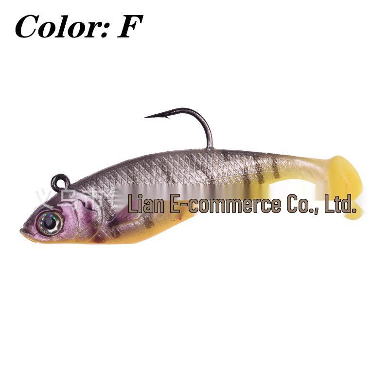 Bionic T-Tail Soft Bait Lure: Long Cast Freshwater & Saltwater, Mandarin Fish & Bass, Single Hook Artificial Bait