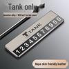 Temporary Parking Number Plate for Special Car Tanks - Interior Move Car Phone Plate