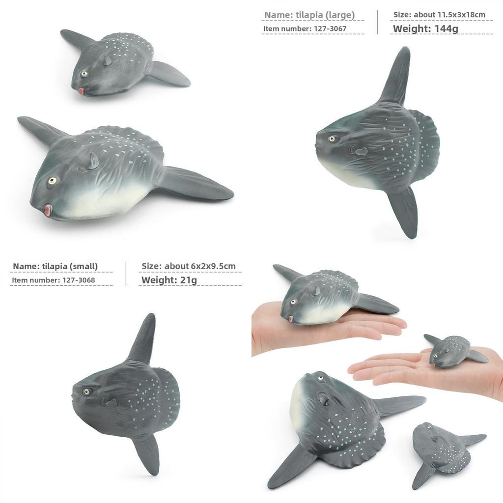 Creature Oceaniche Pesce Luna Replica in PVC con Movimento Dinamico per Bambini Apprendimento e Gioco