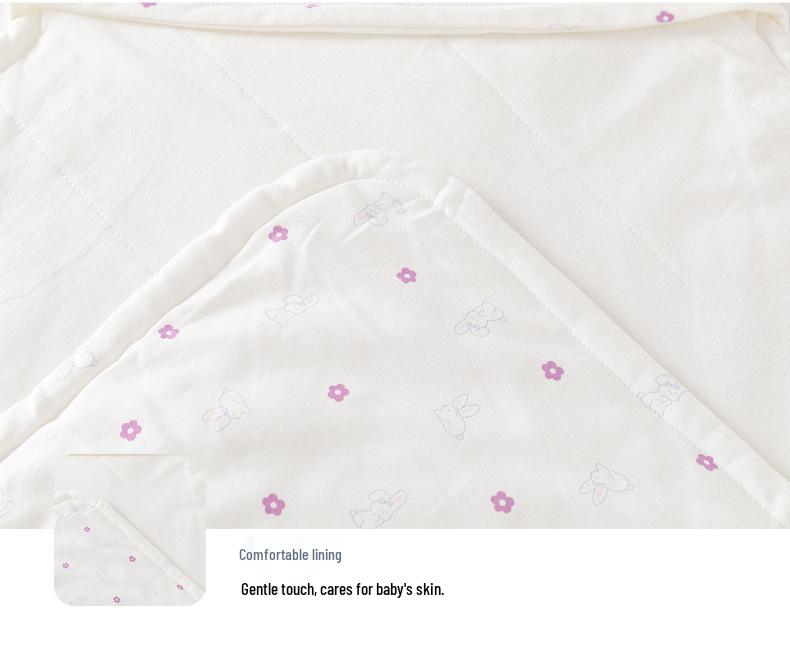 Neugeborenen Puckdecke aus reiner Baumwolle - Dünne Frühlings-/Herbstdecke für den Kreißsaal