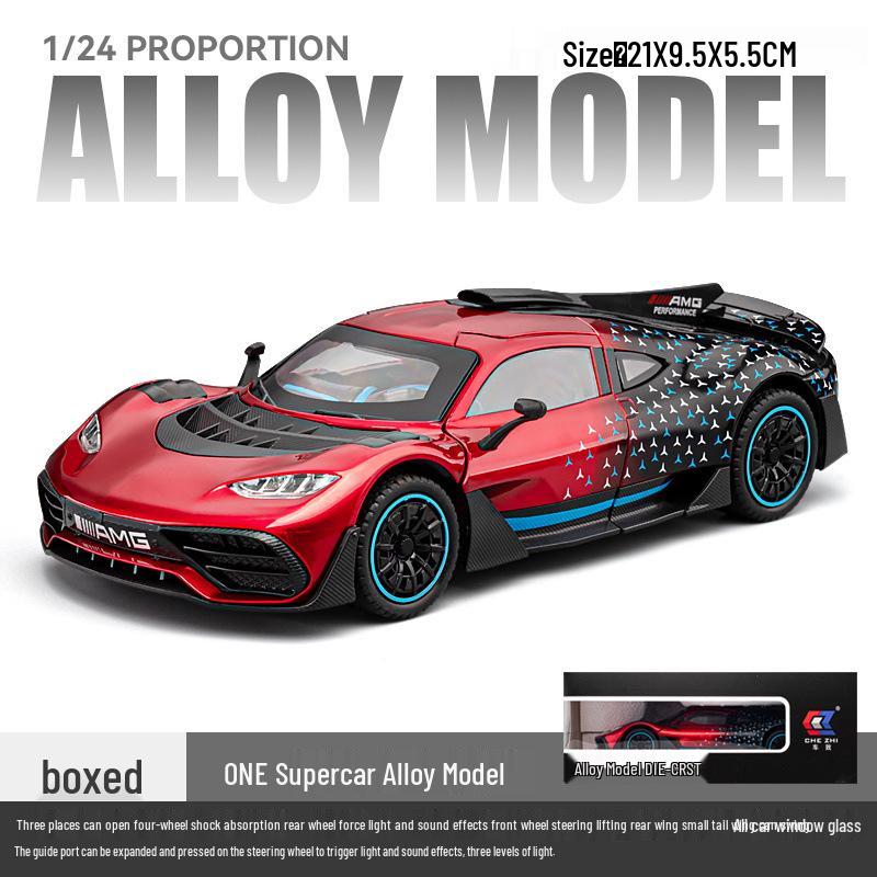 

1:24 Zhi Big Ben AMG ONE Модель игрушки спортивного автомобиля из сплава