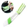 Multifunction Car Air Vent Cleaner Mini Double-end Vent Removable Outlet Auto Tool Interior Duster Cleaning Brush Accessori T8Q9
