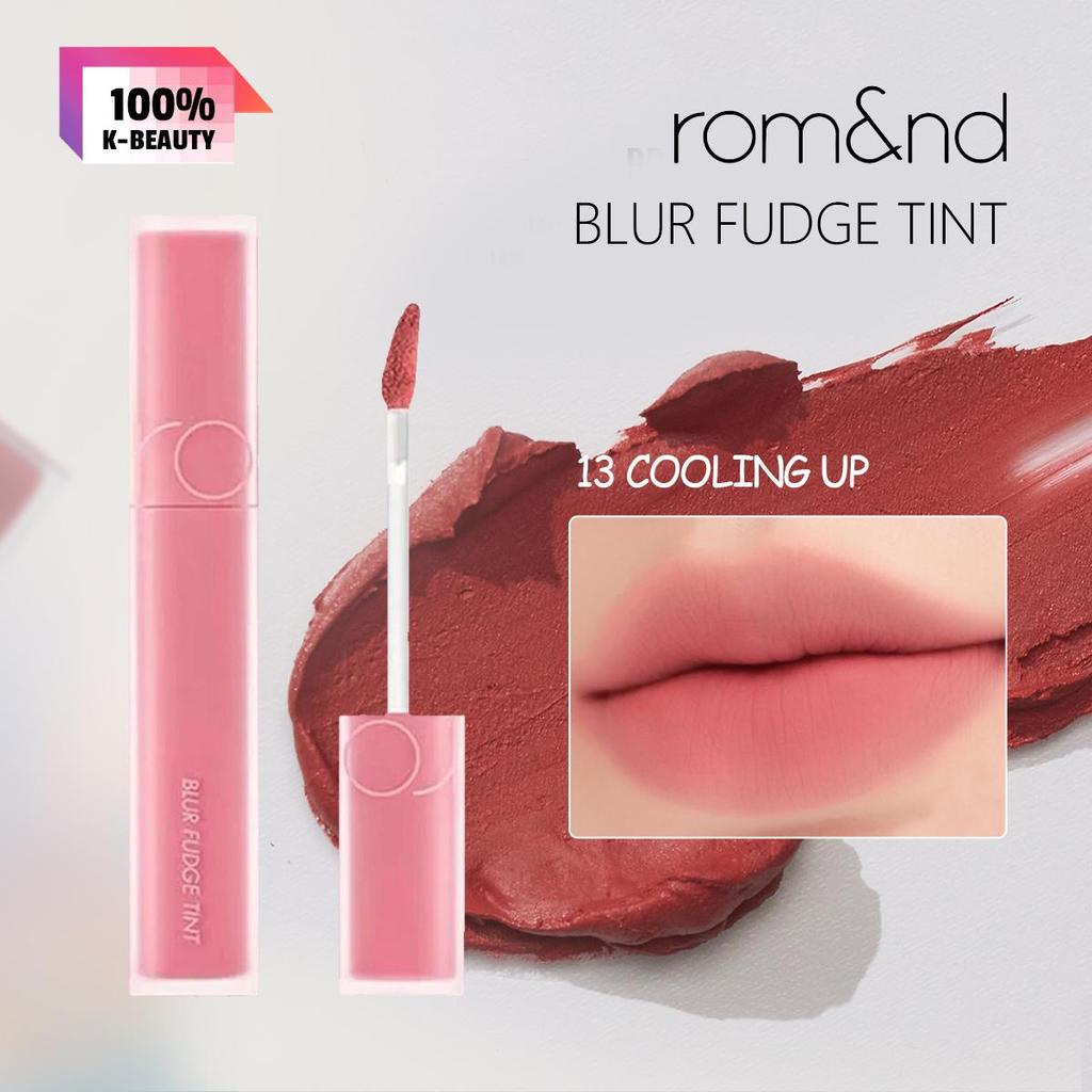 Rom&nd BLUR FUDGE TINT 01-04/06/11/13/16, Velvet Fudge Texture, Misty Blur Finish, Rich Color Rendering, Korean Cosmetics, Korean Makeup