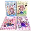 Cloth Laser Coil Book A5 High Value Flash Cover Horizontal Line Notebook Primary School Students Learning Stationery