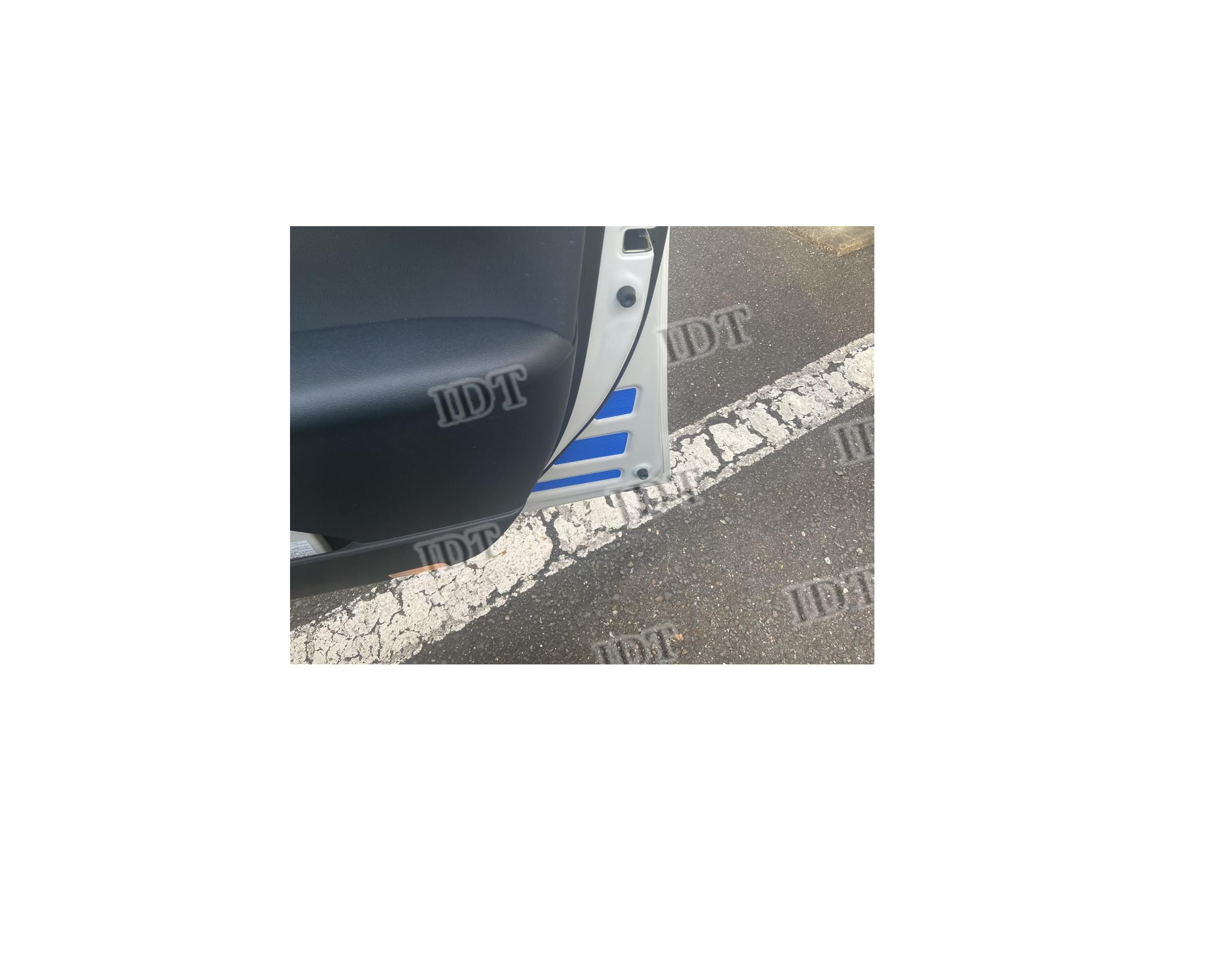 IDT Серия 50 Prius/Prius PHV Наклейка-отражатель на внутреннюю часть двери Салонные детали для кастомизации Передний Задний