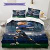 Set Copripiumino Trapuntato Kylian Mbappé Vibes Copripiumino Federa Decorazione per la Casa Regalo di Compleanno (1 * copripiumino + 2 * federa, senza nucleo)