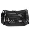 Fashionable Casual Shoulder Bag, Handbag, Multi-layer Large Capacity Crossbody Bag, Commuting Bag