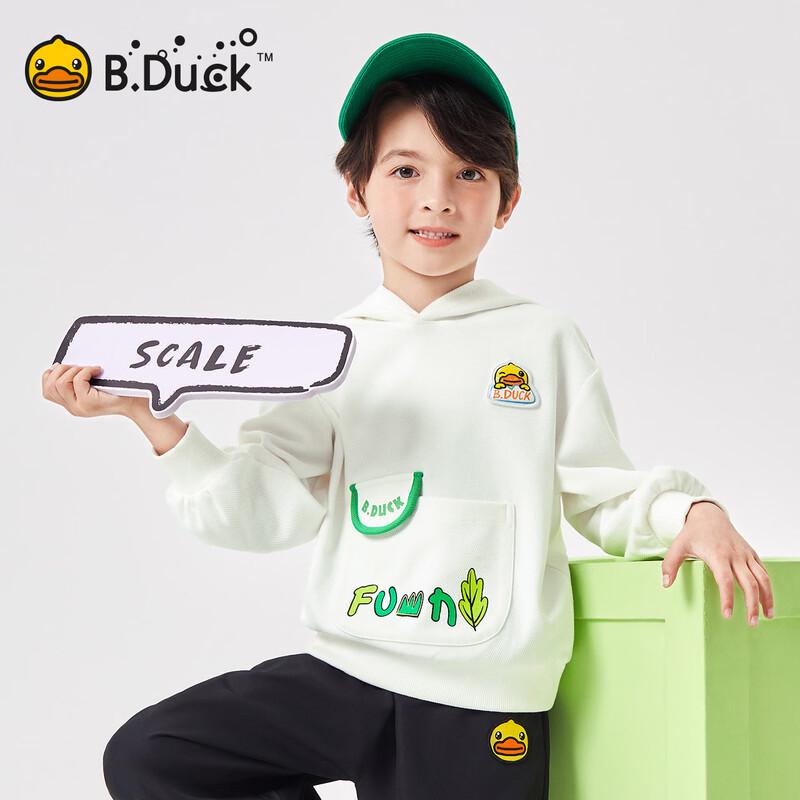 B.Duck Boys' Cartoon Hooded Sweatshirt
