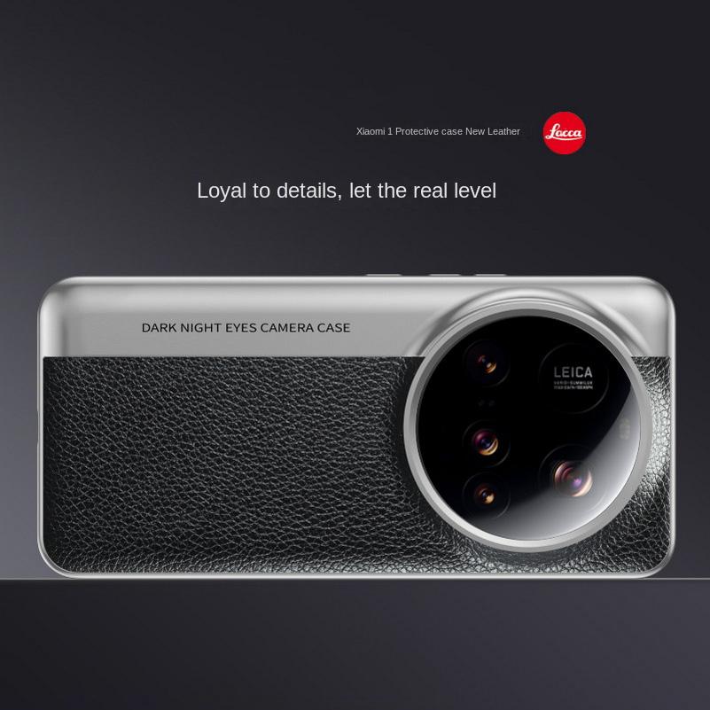 Classic Leather With Raised Metal Bezel Protection Case For Xiaomi 15 Ultra Mi 15 Pro Mi 14 Ultra 13 Ultra Slim Cover