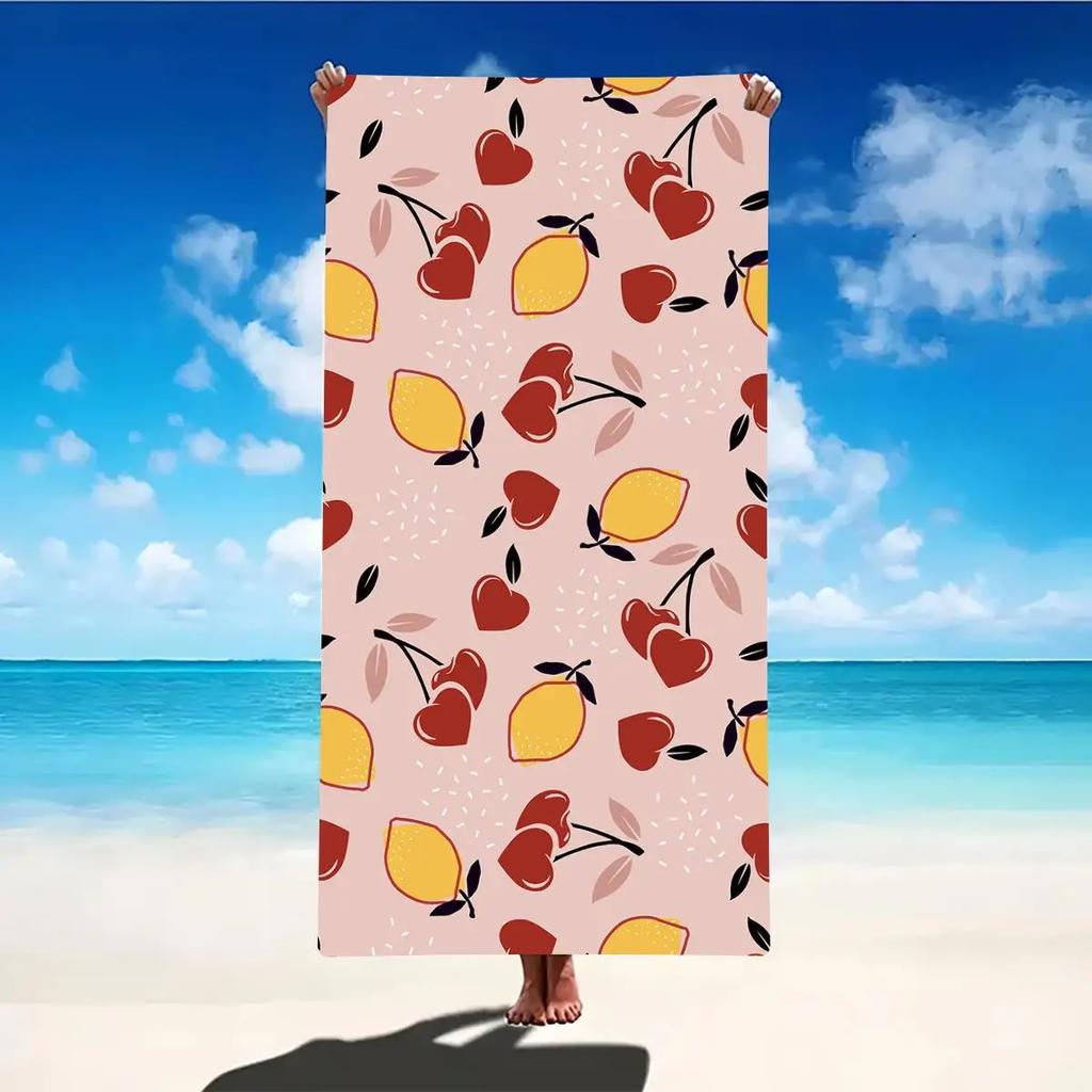 Beach Towel Portable Quick Fast Dry Sand Outdoor Travel Swim Blanket Thin Yoga Floral Print Mat Personalization Stripes Towel