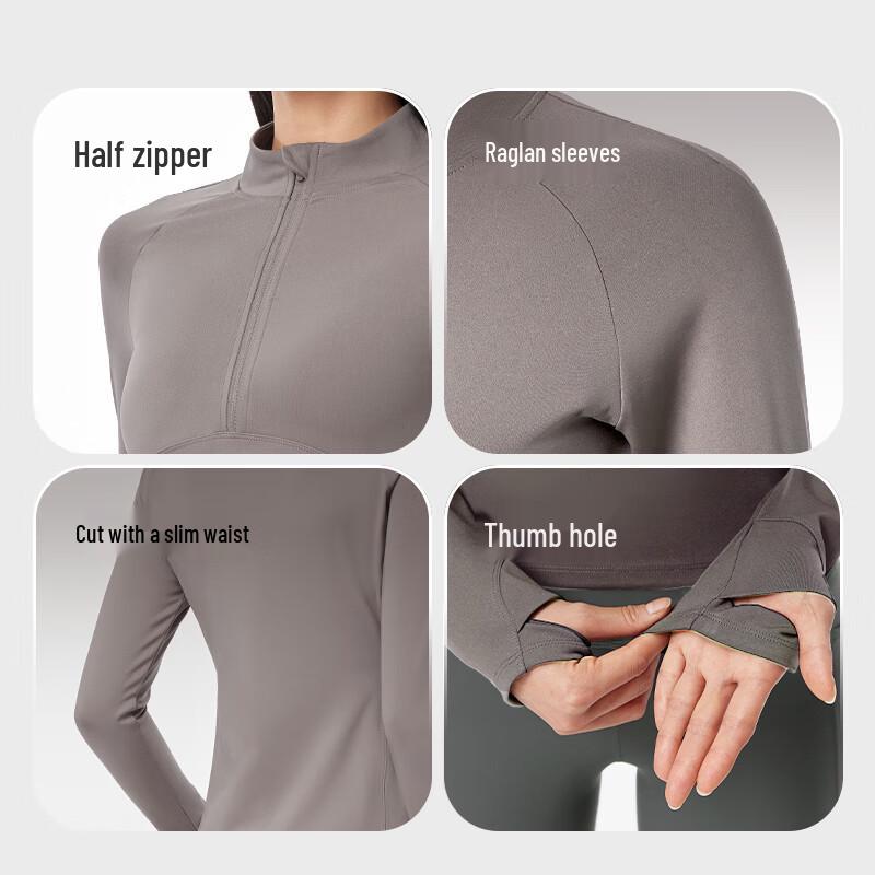 Keep Women's Slim-Fit Half-Zip Sports Top