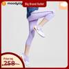 Moodytiger Girls' Soft High-Elastic Capri Sports Leggings