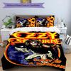 3pcs Ozzy Madman Pattern Bedding Set Duvet Cover Set Includes Duvet Cover &pillowcases, Perfect All Season Bedroom Decoration & Gift