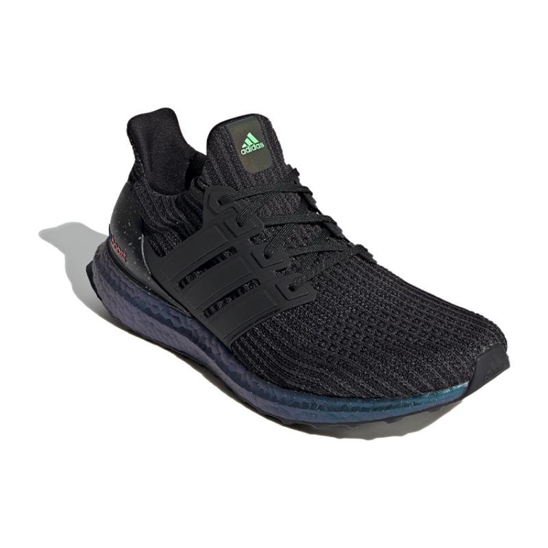 Adidas Ultra Boost Black Green Zest Sneakers FY7079