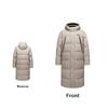 Anta Lifestyle Series Sports Retro Water-Resistant Windproof Solid Fog Gray Long Down Jacket Men Outerwear 152618904-1