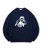 TOPBOY [Non-Fleece Or Fleece] Gorilla Print Sweatshirt (C Type)