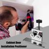 Cabinet Door Mounting Jig Cabinet Door Installation Tool Heavy-Duty Precision Positioner Adjustable Clamp Template Mounting For