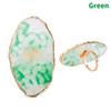 1Pc Resin Stone Nail Polish Palette Finger Ring Plate Nail Art Painting Diy Art