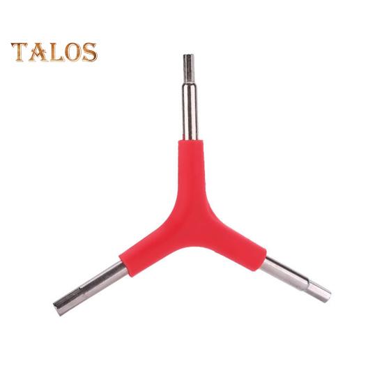 Y-образный 3-сторонний торцевой ключ, стальной треугольный шестигранный ключ, инструмент для ремонта велосипеда, 4/5/6 мм Y-образный внутренний шестигранный ключ для обслуживания велосипеда Allen Wrench