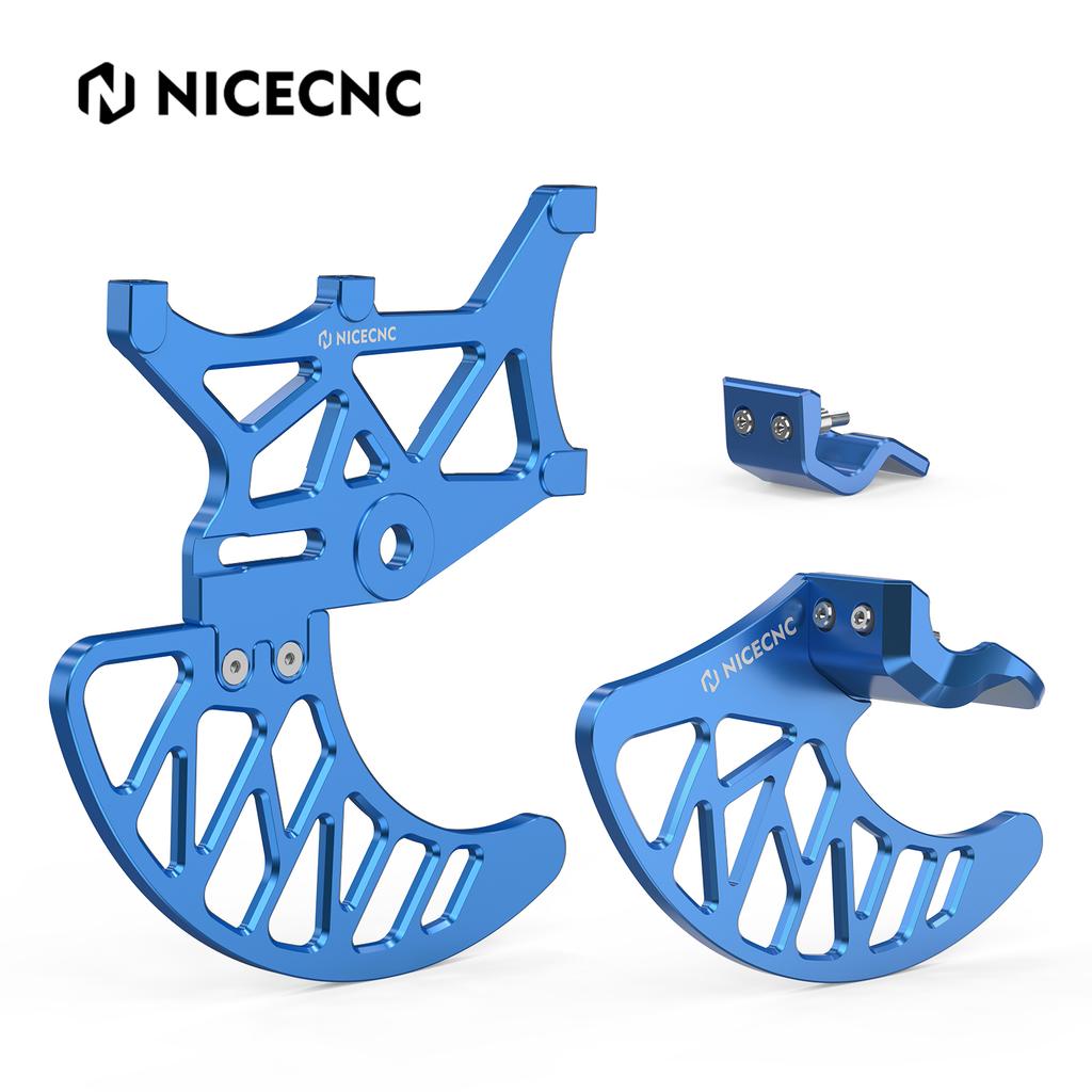 NICECNC For Surron Light Bee X For SUR-RON Light Bee S L1E Front Rear Brake Disc Guard Front Fork Leg Guard For Segway X160 X260