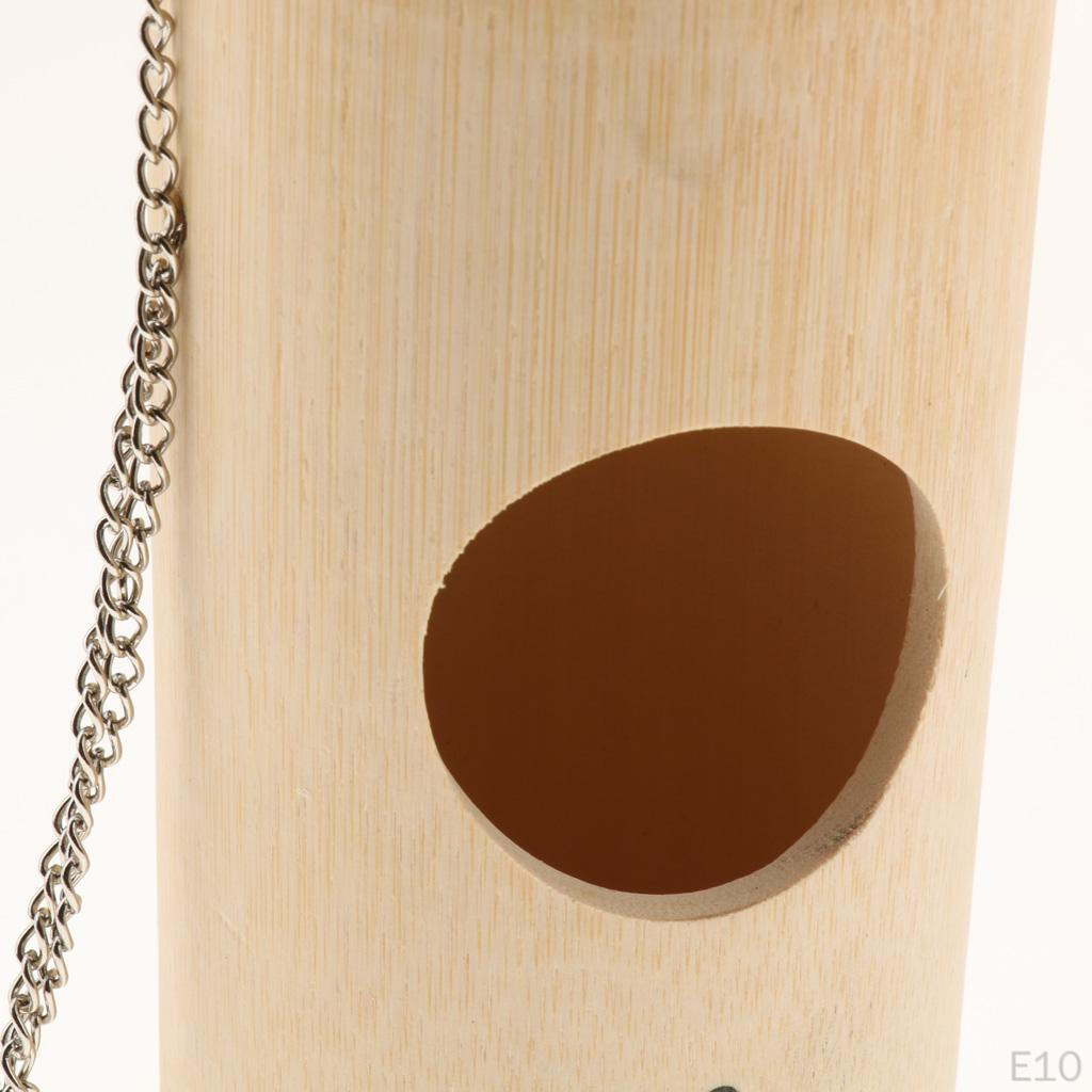 Wooden Hay Feeder Pet Cage Fixed Manger Food Dispenser