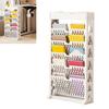 Bookshelf Multipurpose Simple Style Large Capacity Single Row Space Saving Multilayer Book Storage