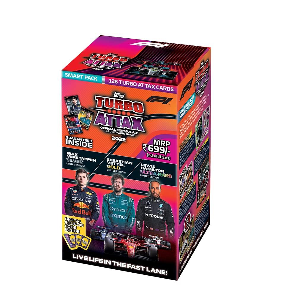 Topps India F1 Turbo Attax 2022 Trading and Collectable Card Game (Smart Pack)