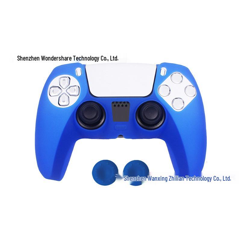 PS5 Controller Silicone Protective Case with Water Transfer Design