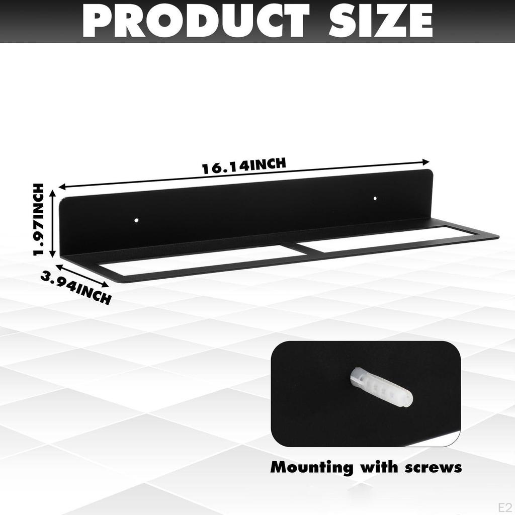 Metal Tool Rack Wall Mounted Multi-Tool Organizer 16 X 4 2 Inch Heavy Duty Multifunctional Space