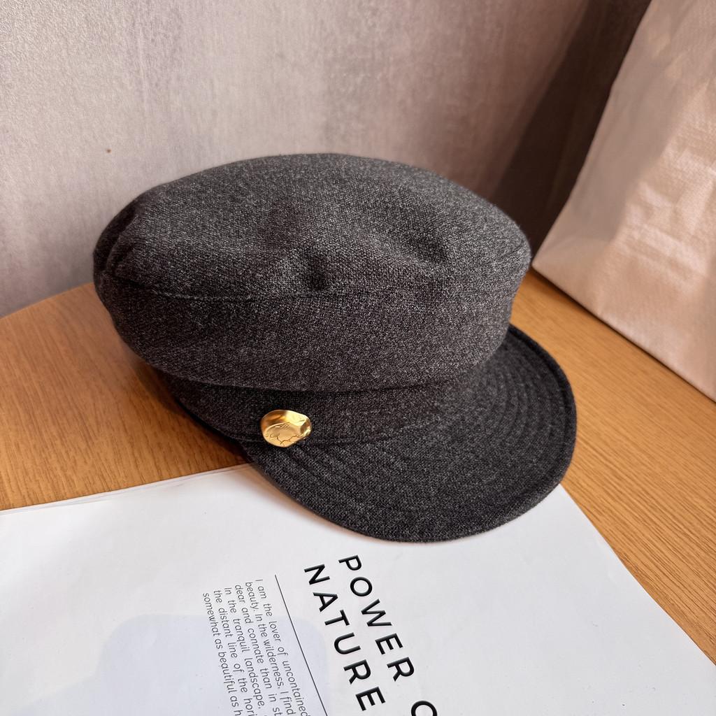 Wool Women Felt Newsboy Hat With Short Brim For Casual Autumn Winter Outfits