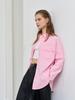 GENERALIDEA Loose Fit Pocket Cotton Shirt [Pink] / Wbe1L03503