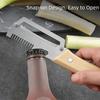 Stainless Steel Vegetable Peeler Ergonomic Scallion Shredder Multi-functional Fruit Peeler  Slicing