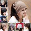 Women Men Fashion Winter Warm Crochet Knit Scarf Hip-Hop Cap Beanie Hat
