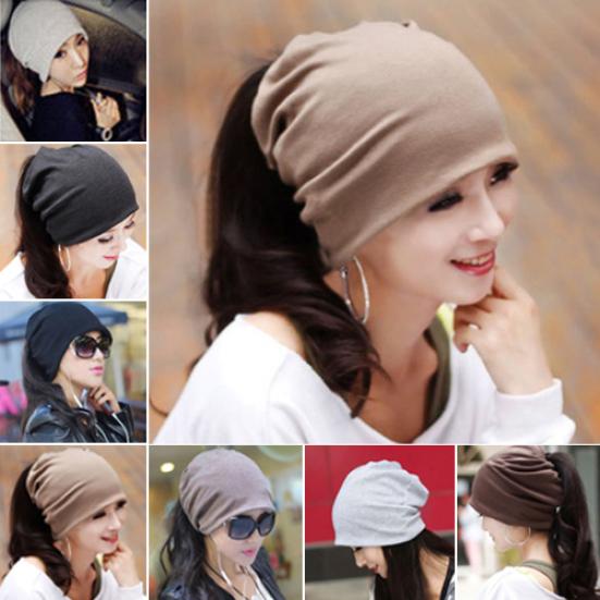 Women Men Fashion Winter Warm Crochet Knit Scarf Hip-Hop Cap Beanie Hat