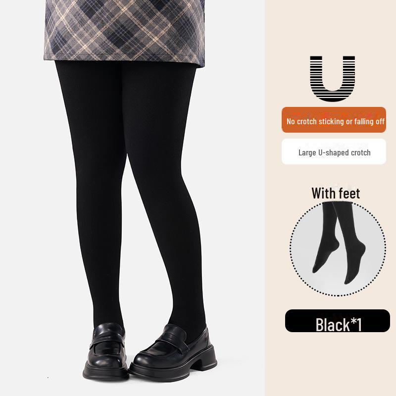 Velvet Leggings i plussstørrelse for kvinner: Tykk, varm og sklisikker for høst/vinter