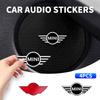 CBR1 Badge Aluminum 3D Car Audio Stickers Car Interior Decoration Accessories For Mini Cooper F54 F55 F56 R56 SONE Roadster Coupe